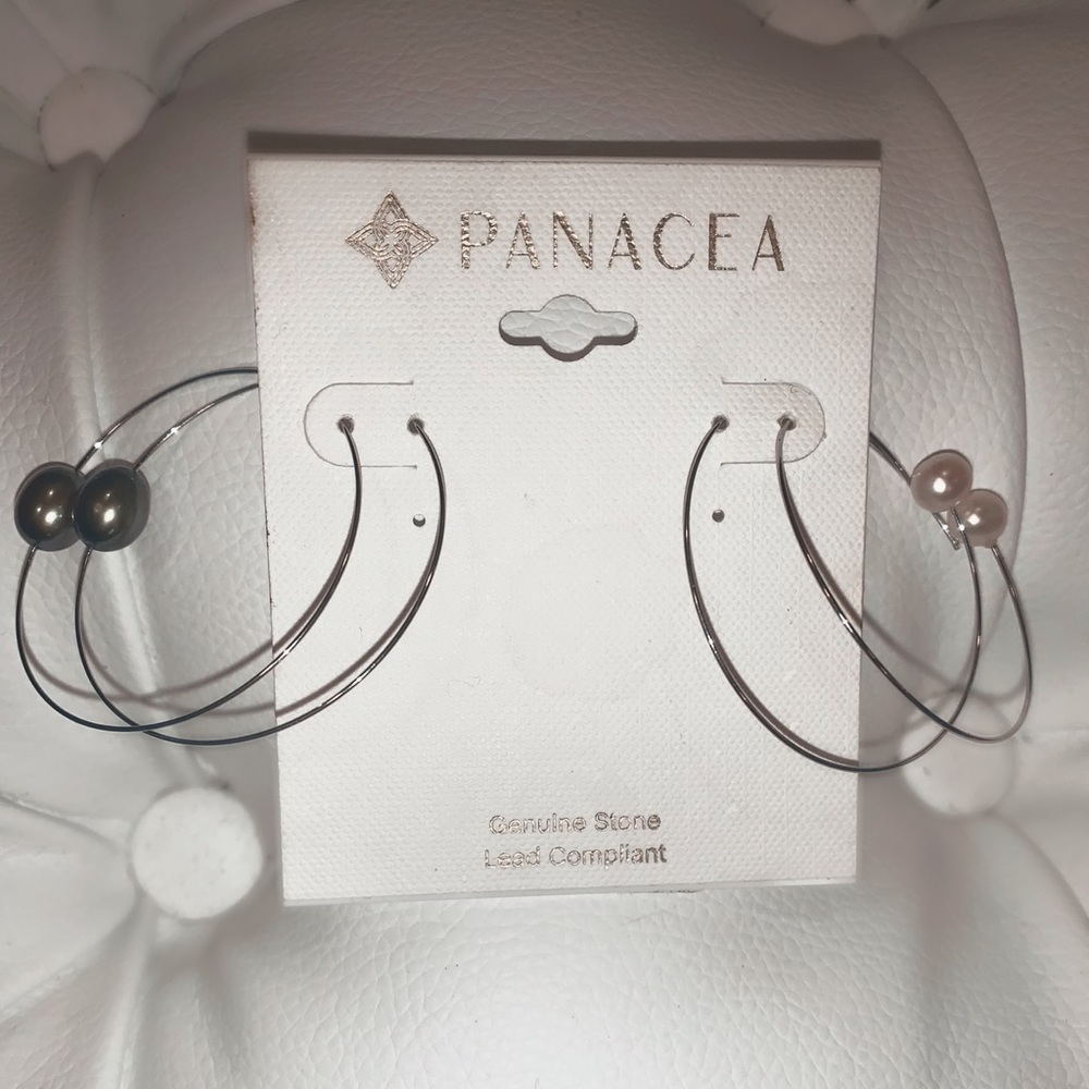 Panacea Real Pearl Earrings 2x